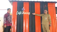 Kafe Hening Salatiga merupakan bentuk aktualisasi dari kelas literasi dalam program transformasi perpustakaan berbasis inklusi sosial (TPBIS), yang digawangi Dinas Perpustakaan dan Kearsipan Kota Salatiga. (Liputan6.com/ Dok Ist)