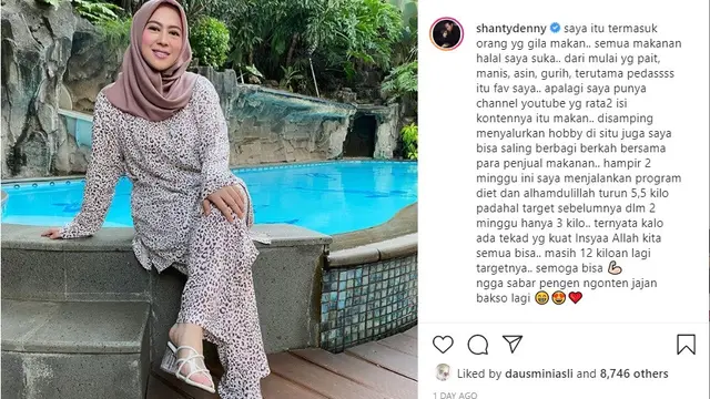 Denny Cagur - Shanty (Foto: Instagram/@shantydenny)