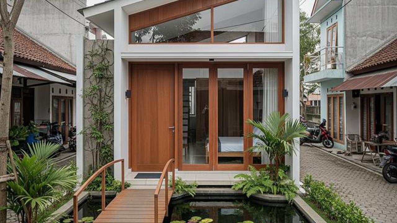 9 Inspirasi Rumah Kampung Modern dengan Halaman Hijau, Adem dan Estetis