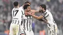 Juventus tampil beringas saat menjamu Empoli dalam laga Serie A 2022/2023 giornata 11 yang digelar di Stadion Allianz, Sabtu (22/10/2022). (Fabio Ferrari/LaPresse via AP)