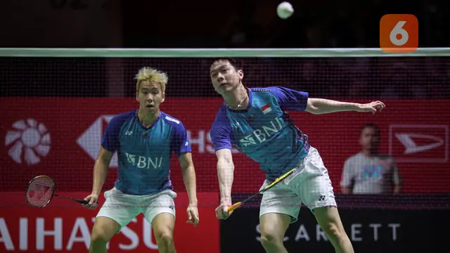 Foto: Khawatir Kondisi Marcus Bertambah Parah, Alasan Utama The Minions Mundur di Babak 16 Besar Indonesia Masters 2023