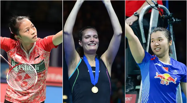 Tak banyak pebulutangkis wanita yang memiliki kekuatan seperti pebulutangkis pria. Namun di era sekarang, terdapat beberapa pebulutangkis wanita yang memiliki kekuatan jump smash yang mematikan. (Kolase foto AFP dan BWF)