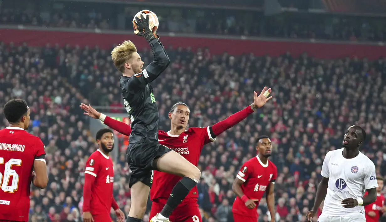 Liverpool tanpa kesulitan mengalahkan Toulouse dengan skor 5-1. (AP Photo/Jon Super)