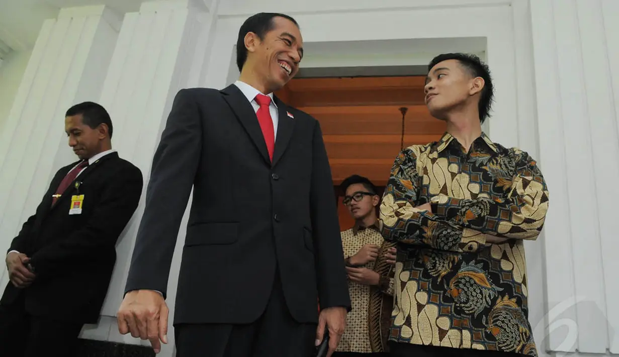 Putra pertama Presiden ke-7 RI Joko Widodo ini bernama Gibran Rakabuming. Tak ikuti jejak sang ayah di politik, Gibran lebih memilih menjadi pengusaha katering. (Liputan6.com/Herman Zakharia)