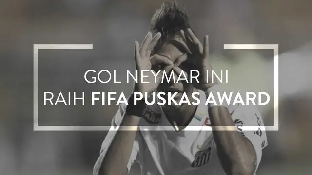 Pada usia 19 tahun Neymar berhasil mencetak gol indah untuk Santos yang membuat dirinya meraih FIFA Puskas Award.