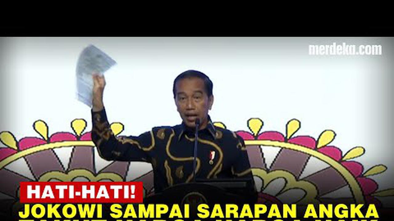 VIDEO: Khawatir Harga Barang Naik, Jokowi Bilang "Saya Sarapan Angka-Angka"