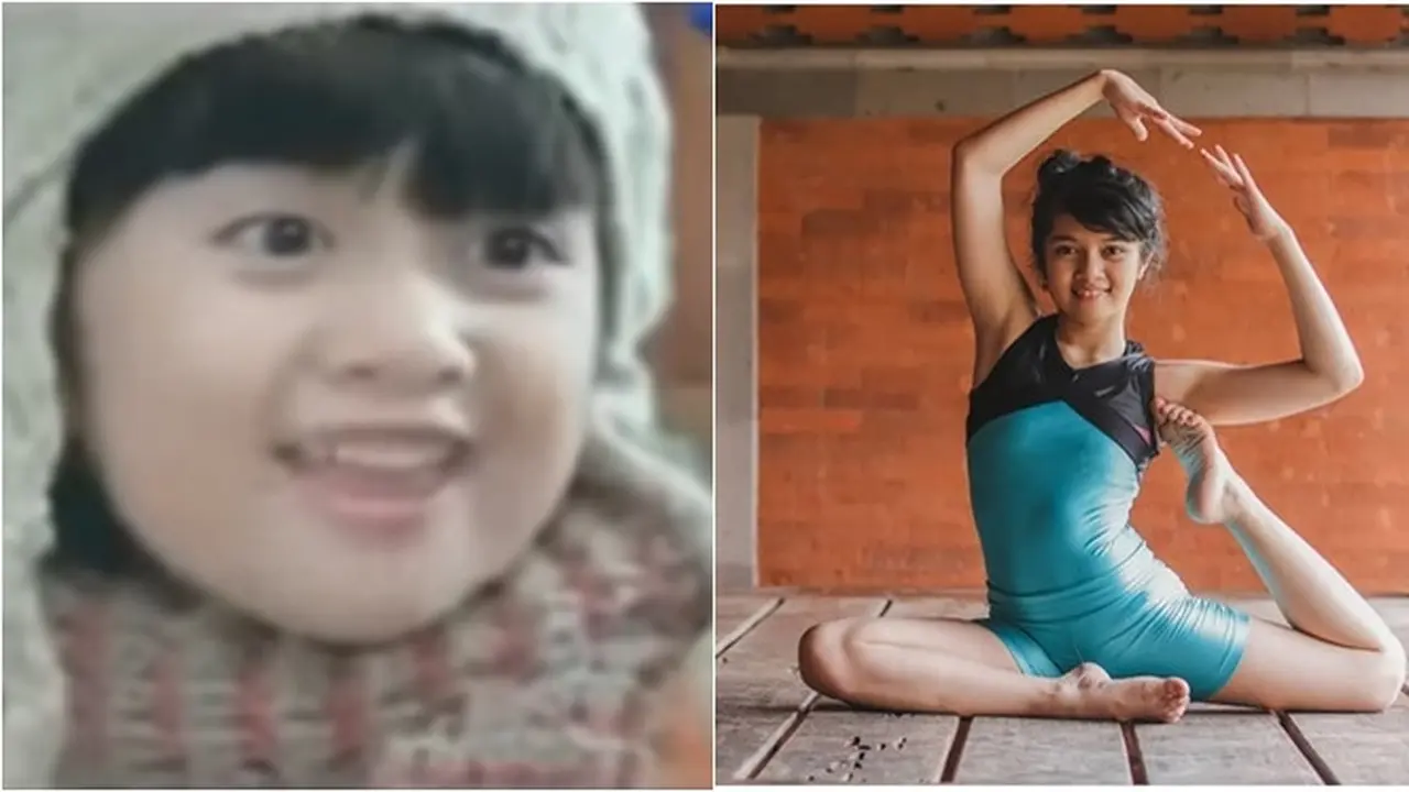 7 Potret Afiqah, Mantan Artis Cilik saat Berlatih Senam
