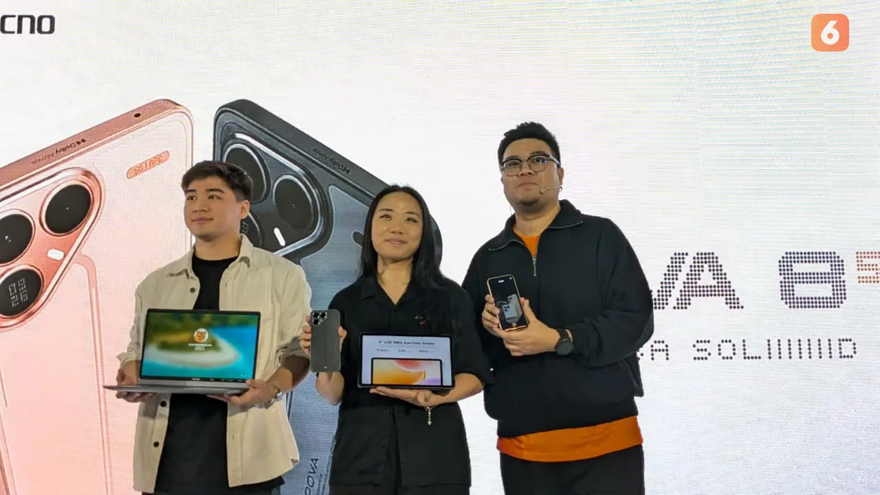 Peluncuran Tecno Pova 8 5G. Liputan6.com/Aisyah Mustika Zamani