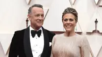 Tom Hanks dan sang istri, Rita Wilson (Photo by Jordan Strauss/Invision/AP, File)