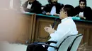 Majelis hakim menilai surat dakwaan yang disusun oleh jaksa penuntut umum pada Komisi Pemberantasan Korupsi sudah cermat, jelas, dan lengkap, Pengadilan Tipikor Jakarta, Kamis (19/6/2014)(Liputan6.com/Faizal Fanani).