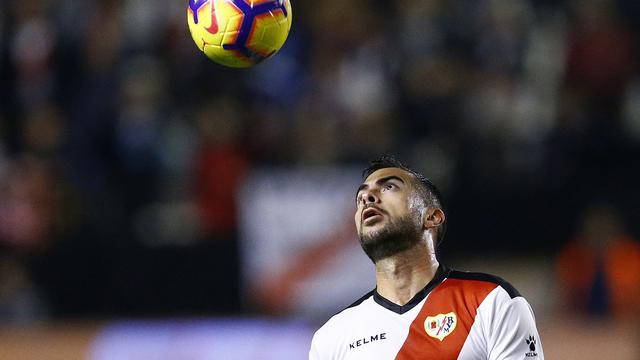 Jordi Amat ketika membela Rayo Vallecano.