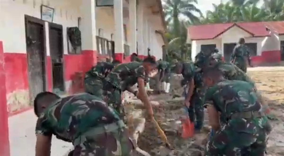 Penampakan SD di Sumut Sebelum dan Sesudah Banjir: Kini Anak-anak Sudah Sekolah Lagi