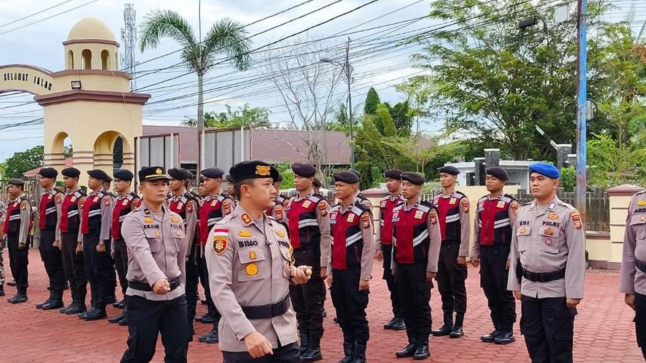 Polres Bengkalis Gelar Apel Kesiapan Pengamanan Jelang Pilkada