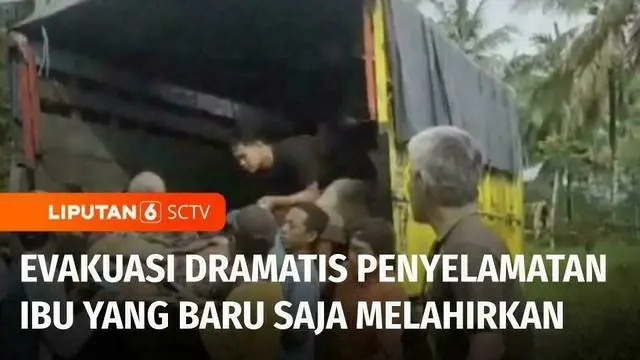 VIDEO: Perjuangan Ibu Melahirkan di Pelosok Banyuwangi, Ditandu dan Menyeberangi Sungai