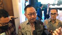 Kepala Otorita Ibu Kota Nusantara (IKN) Bambang Susantono menghadiri acara Mandiri Investment Forum di Plaza Mandiri, Jakarta, Kamis (2/2/2023).