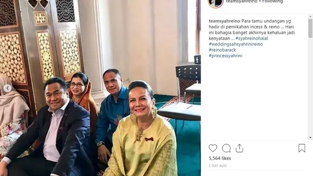 Syahrini (Foto: Instagram/@teamsyahreino)