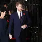 Pangeran Harry dan Meghan Markle saat menghadiri acara Remembrance Day (Tolga AKMEN / AFP)