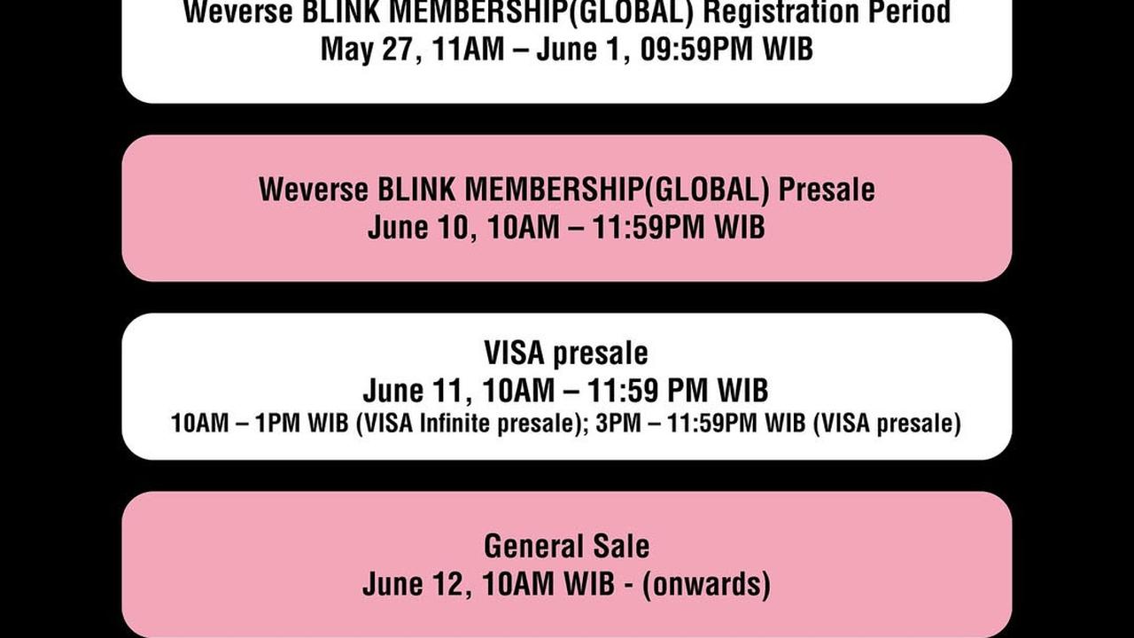 Konser Blackpink DEADLINE