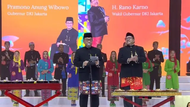 Gubernur Jakarta Pramono Anung menyebut, Abang dan None Jakarta merupakan salah satu warisan budaya Betawi turun temurun yang perlu dijaga kelestariannya.