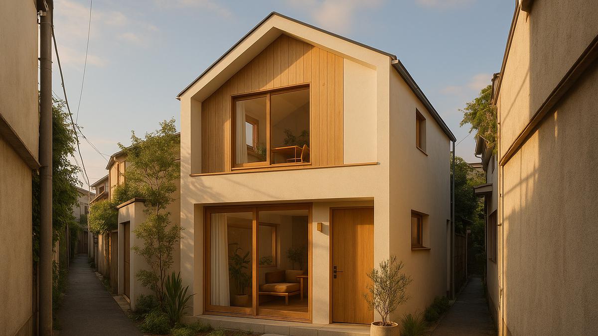 7 Model Rumah Japandi 2 Lantai 2025 di Gang Sempit, Modern dan Nyaman