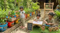 6 Inspirasi Kebun Buah Mini Sekaligus Taman Bermain Anak, Edukatif dan Seru