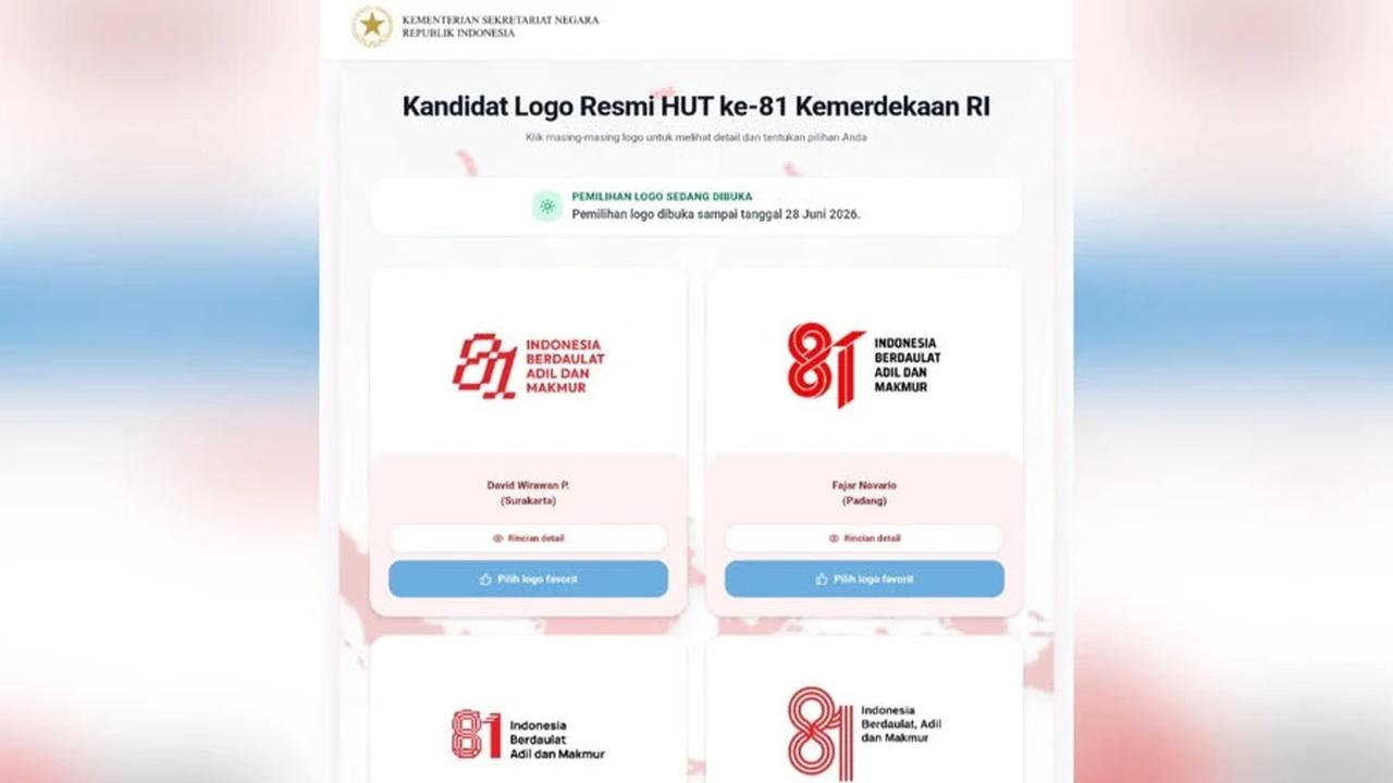 Istana: Logo HUT Ke-81 RI Bisa Dipilih Publik Jadi Wujud Demokrasi