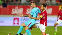 Penyerang Barcelona, Paco Alcacer. (AP/Ferran Viros)