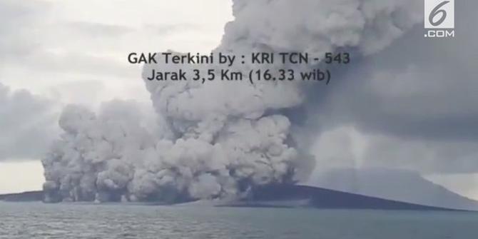 VIDEO: Gunung Anak Krakatau Siaga, Gempa Terus Terjadi