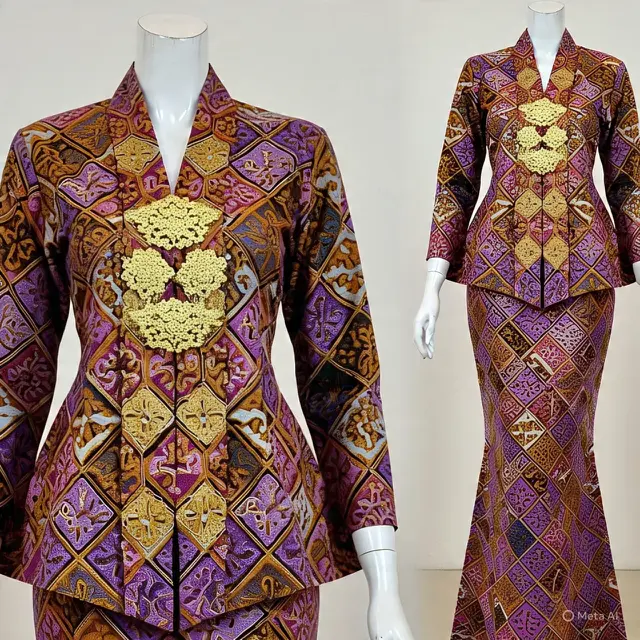 Model Batik Wanita Peplum