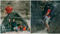 Perlakuan Ammar Zoni saat camping bareng sang istri, curi perhatian. (Sumber: Instagram/@_irishbella_)
