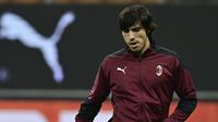 19. Sandro Tonali (Brescia) - Gelandang bertahan 20 tahun ini tampil mengesankan bersama Brescia pada musim lalu. Pada musim ini Sandro Tonali bergabung dengan AC Milan dengan status pemain pijaman. (AFP/Miguel Medina)