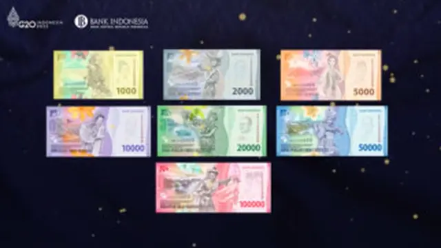 Penampakan Uang Rupiah Kertas Baru Tahun Emisi 2022 yang Resmi Digunakan pada HUT ke-77 RI