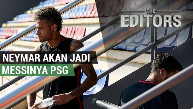Berita video The Editors yang akan membahas tentang ketertarikan Paris Saint-Germain merekrut Neymar dari Barcelona