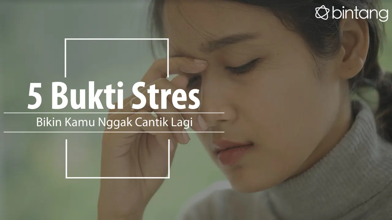 Stres bisa menghilangkan kecantikanmu. (Foto: Daniel Kampua, Digital Imaging: Nurman Abdul Hakim/Bintang.com)