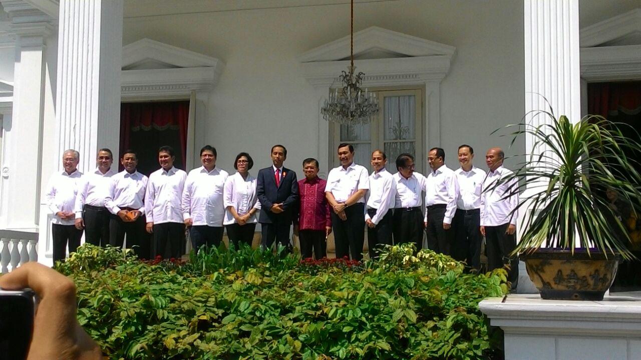 Jokowi Umumkan Reshuffle Kabinet