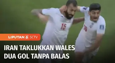 Walau sempat dicukur Inggris, Iran mampu bangkit dan menaklukkan Wales 2 gol tanpa balas. Gol tercipta di injury time babak kedua, setelah kiper Wales mendapat kartu merah.