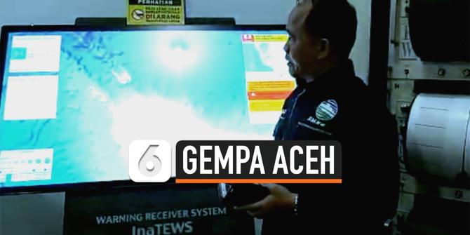 VIDEO: Gempa Tektonik Melanda Banda Aceh