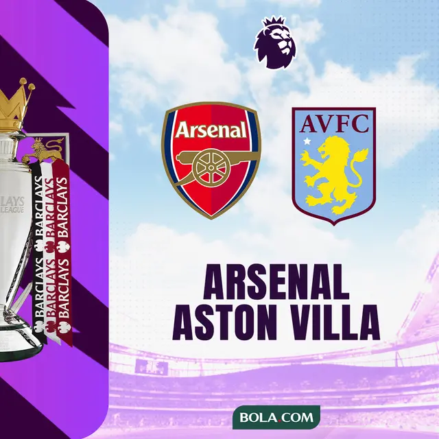 Liga Inggris - Arsenal Vs Aston Villa