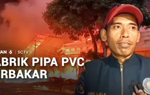 Pabrik Pipa PVC Terbakar