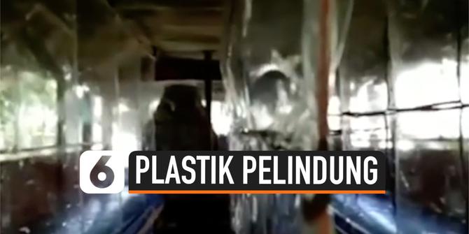 VIDEO: Bus di Filipina Pakai Plastik Pelindung Hindari Covid-19