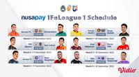 Link Live Streaming Nusapay IFeLeague1 2022 Match 3 di Vidio, 17-18 September