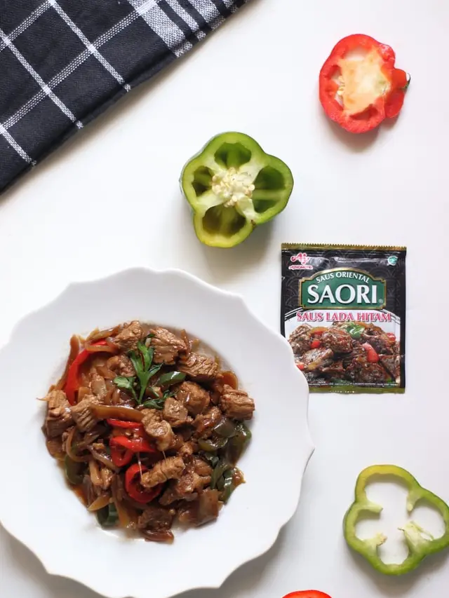resep Sapi Lada Hitam/Twitter @Ligwina Hananto