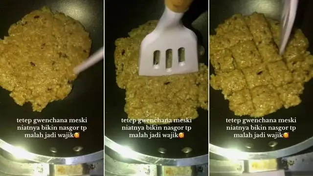 10 Potret Nyeleneh Orang Bikin Nasi Goreng, Ada Kuahnya