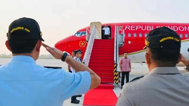 Presiden Joko Widodo (Jokowi) bertolak ke Provinsi Aceh untuk melakukan kunjungan kerja pada Selasa, 27 Juni 2023.