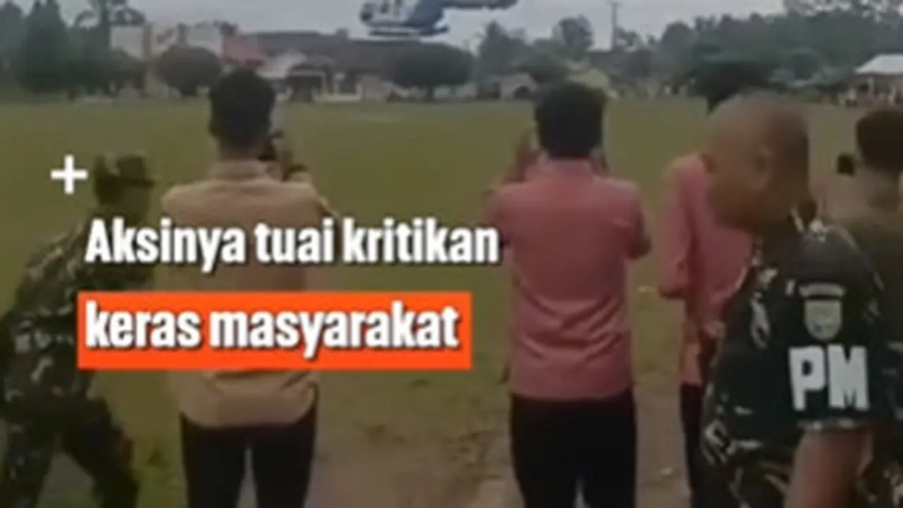 Tinjau Jalanan Rusak Lampung yang Diperbaiki Jelang Kunjungan Jokowi Naik Helikopter, Aksi Gubernur Lampung Dicibiri Warganet
