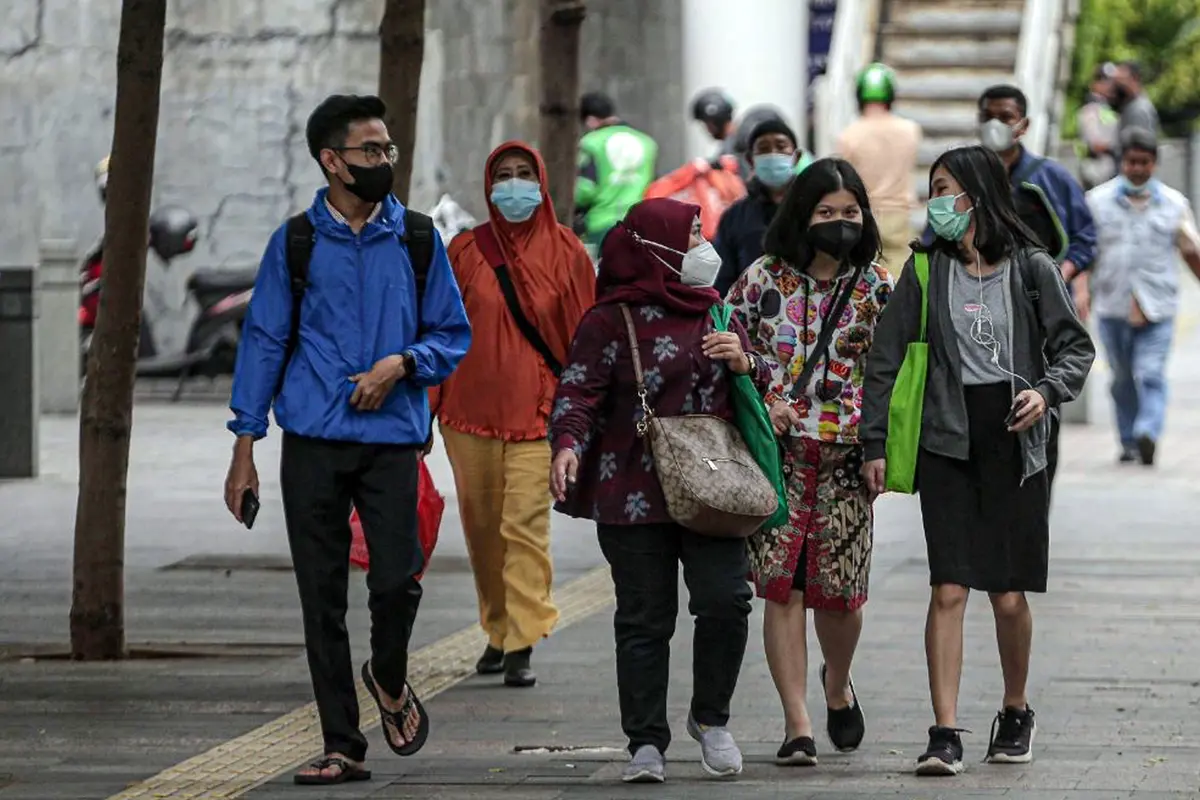 FOTO: Jumlah Kasus Aktif COVID-19 di Indonesia Melonjak