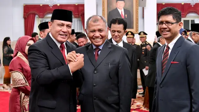 Presiden Jokowi Resmi Lantik Pimpinan KPK Periode 2019-2023