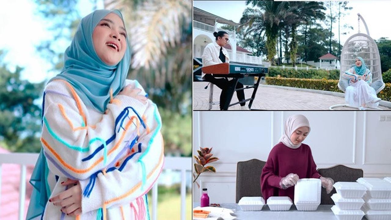 6 Potret Nissa Sabyan di Single Terbaru 'Ya Romadhon', Outfitnya Banjir Pujian