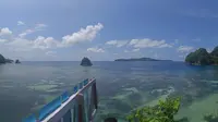 Lokasi wisata Pantai Tambung, Pantai yang berada di pesisir Pulau Sangihe (Arfandi Ibrahim/Liputan6.com)