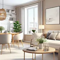 Ilustrasi Rumah Scandinavian (Credit: benzoix/freepik)